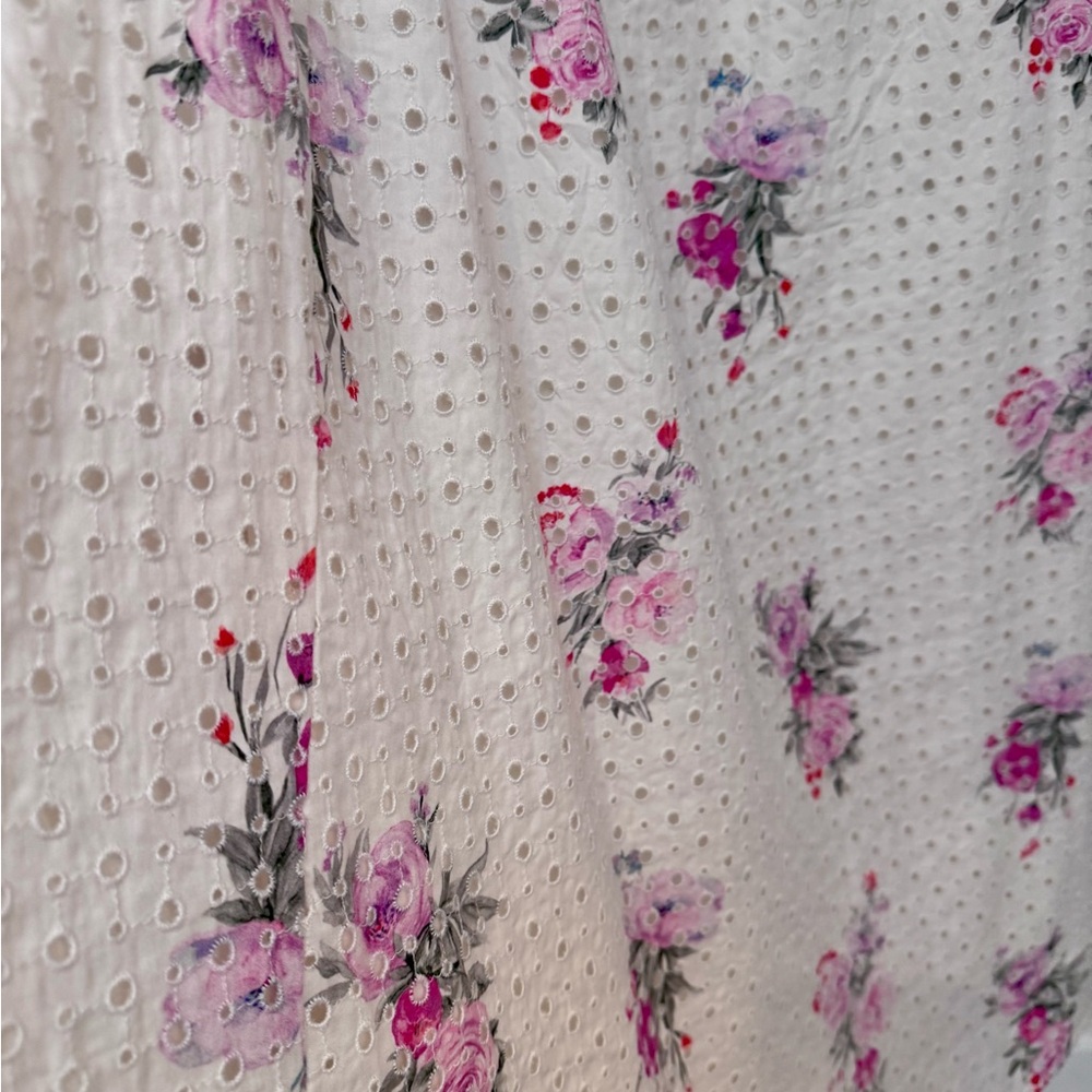 LoveShackFancy Cream Floral Maxi Skirt - Picture 3 of 6